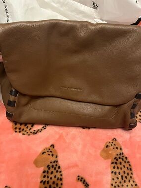 Aimee Kestenberg Brown Leather Messenger Bag